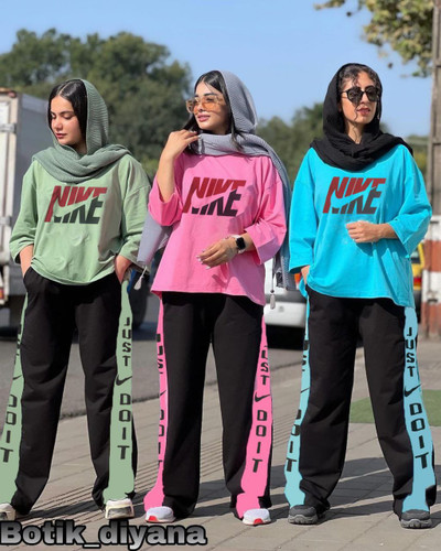 ست تیشرت شلوار زنانه برند نایک1